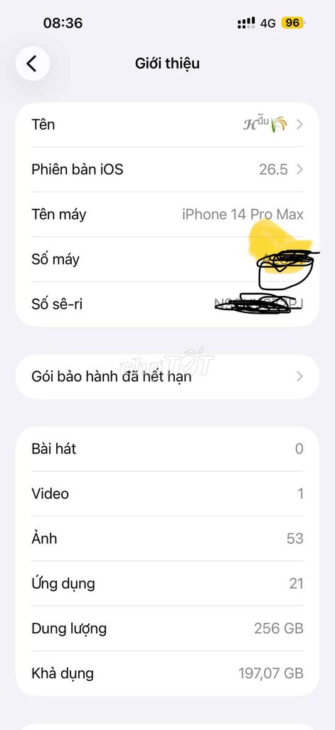 iPhone 14 Pro Max 256GB Đã sử dụng. Mua bán Điện thoại tại Thị xã Cai Lậy Tiền Giang được đăng bởi Hữu hình 1