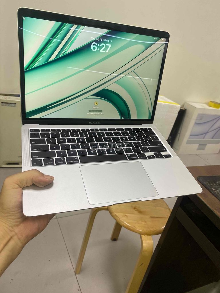 macbook air m1 ram 8 ssd 256 màn 13 inh màu bạc