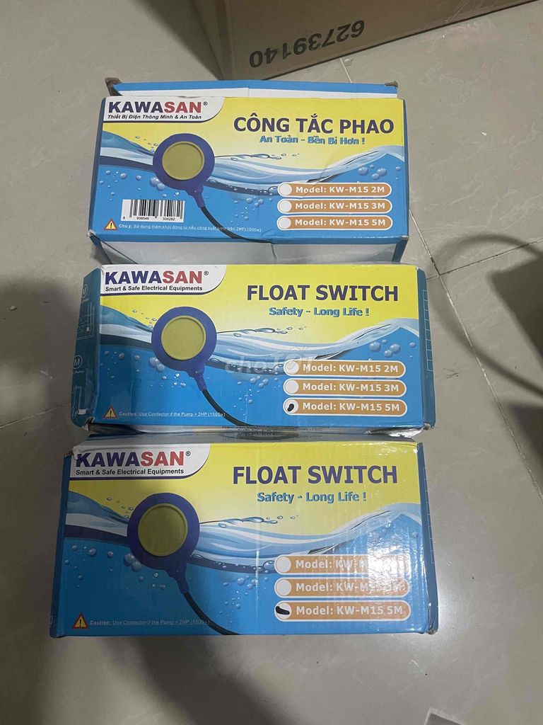 Công tắc phao- phao chống cạn KW-M15 5 Mét