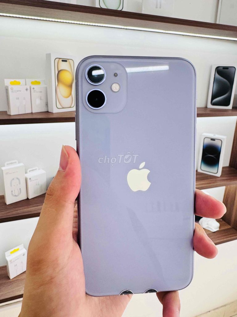 Apple iPhone 11 64GB Tím 99%. Mua bán Điện thoại tại Huyện Phúc Thọ Hà Nội được đăng bởi Hoàng Mobile 68 hình 1
