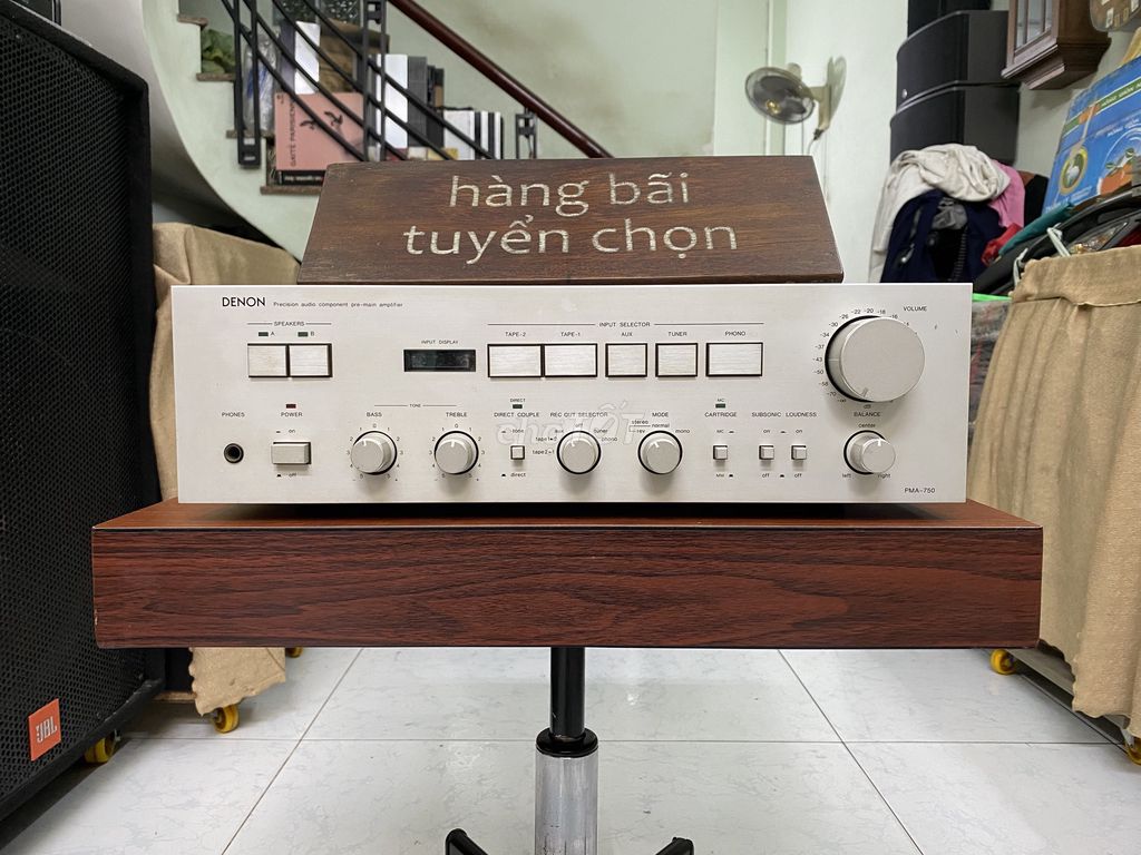 Đã bán Amply DENON PMA-750 chạy4 Sanken 2 vít 200w. Mua bán Tivi, Âm thanh tại Quận Tân Bình Tp Hồ Chí Minh được đăng bởi nhut audio hình 1