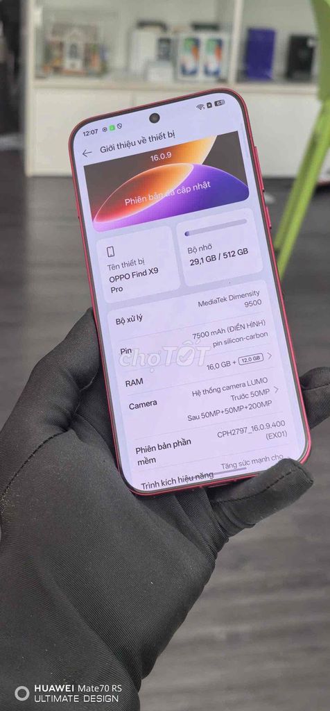 Oppo Find X9 Pro 16GB 512GB Hồng. Mua bán Điện thoại tại Thành phố Đà Lạt Lâm Đồng được đăng bởi Lộc Lá Mô Bai hình 1