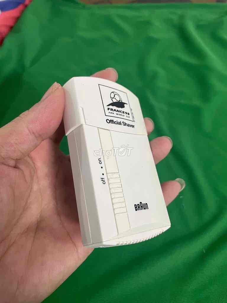 Braun Máy cạo râu Pin tiểu Trắng. Mua bán Phụ kiện thời trang khác tại Quận Bình Tân Tp Hồ Chí Minh được đăng bởi Mr To hình 1