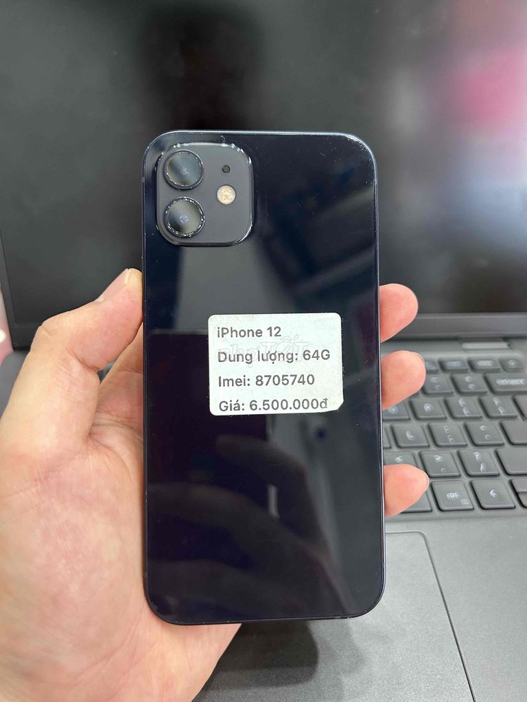 iPhone 12 64GB Đen máy đẹp keng chuẩn zin. Mua bán Điện thoại tại Thành phố Buôn Ma Thuột Đắk Lắk được đăng bởi Nguyễn Hoàng hình 1