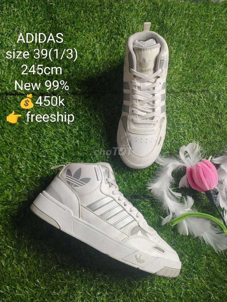 Adidas size 39(1/3) chính hãng siêu mới 99%