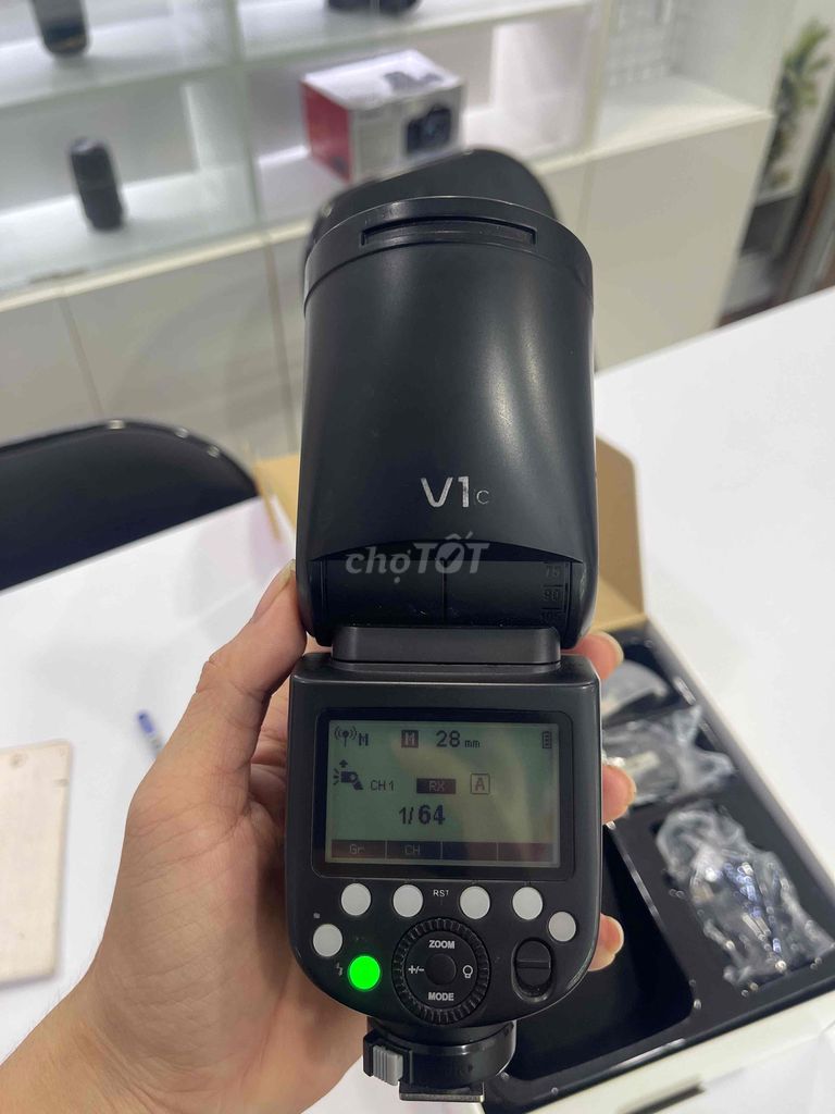 Đèn flash Godox V1c Đen Canon. Mua bán Máy ảnh, Máy quay tại Quận 10 Tp Hồ Chí Minh được đăng bởi Máy Ảnh MD hình 1