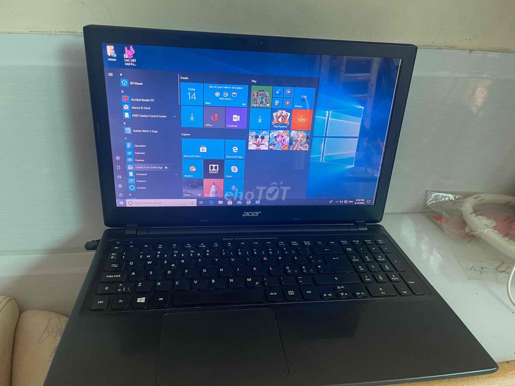 Acer Aspire 5 Đen Đã sử dụng. Mua bán Laptop tại Quận Gò Vấp Tp Hồ Chí Minh được đăng bởi Hằng Victoria  hình 1