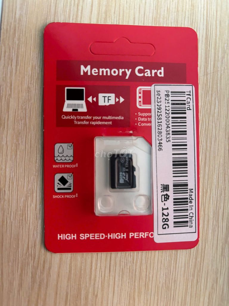 Thẻ nhớ 128GB mới. Mua bán Phụ kiện (Màn hình, Chuột...) tại Quận 12 Tp Hồ Chí Minh được đăng bởi Đỗ Anh Thế hình 1
