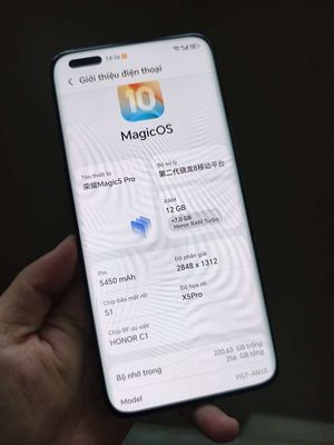Honor Magic 5 Pro 12/256GB Pin 91. Mua bán Điện thoại tại Quận Gò Vấp Tp Hồ Chí Minh được đăng bởi hoài