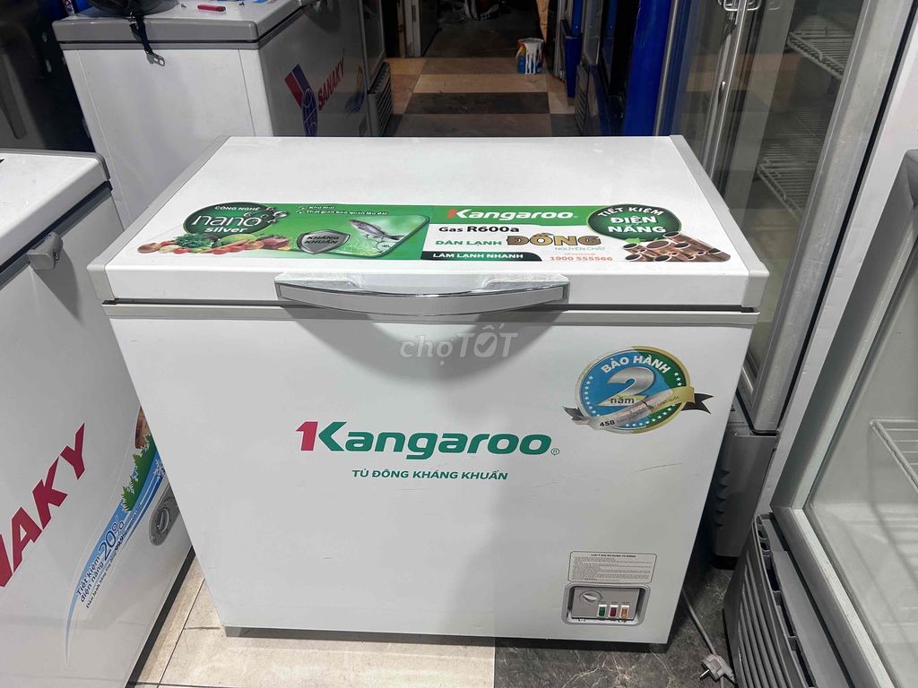 tủ đông kangaroo 140 lít giàn đồng