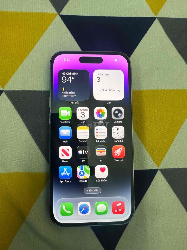 Apple iPhone 14 Pro 128GB Tím vn zin all 10tr2. Mua bán Điện thoại tại Thành phố Thủ Dầu Một Bình Dương được đăng bởi Nguyễn Hùng hình 1