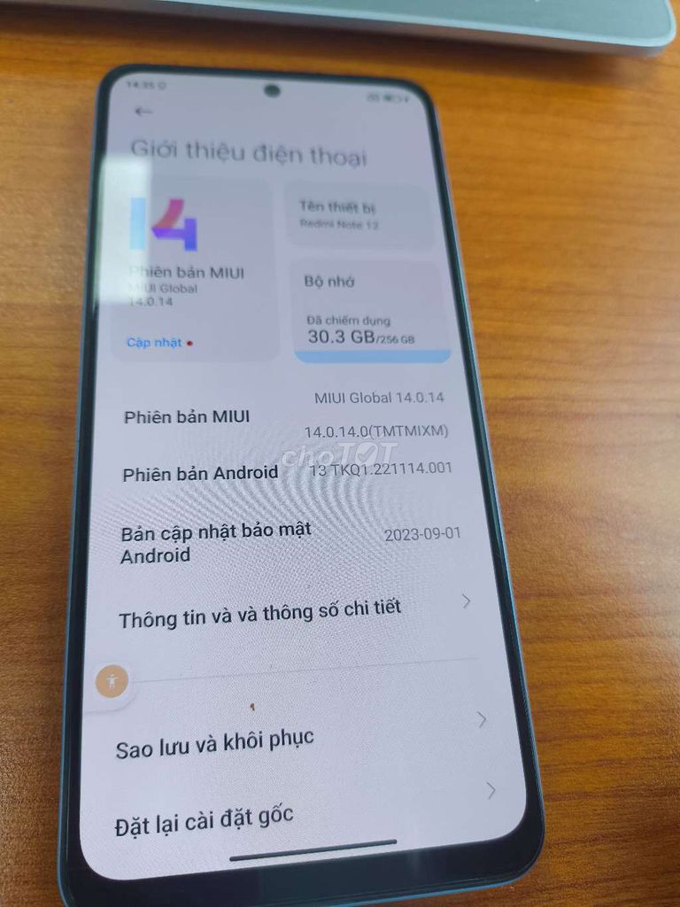 Xiaomi Redmi Note 12 256GB Xanh. Mua bán Điện thoại tại Quận Hoàng Mai Hà Nội được đăng bởi Bông Bông hình 1