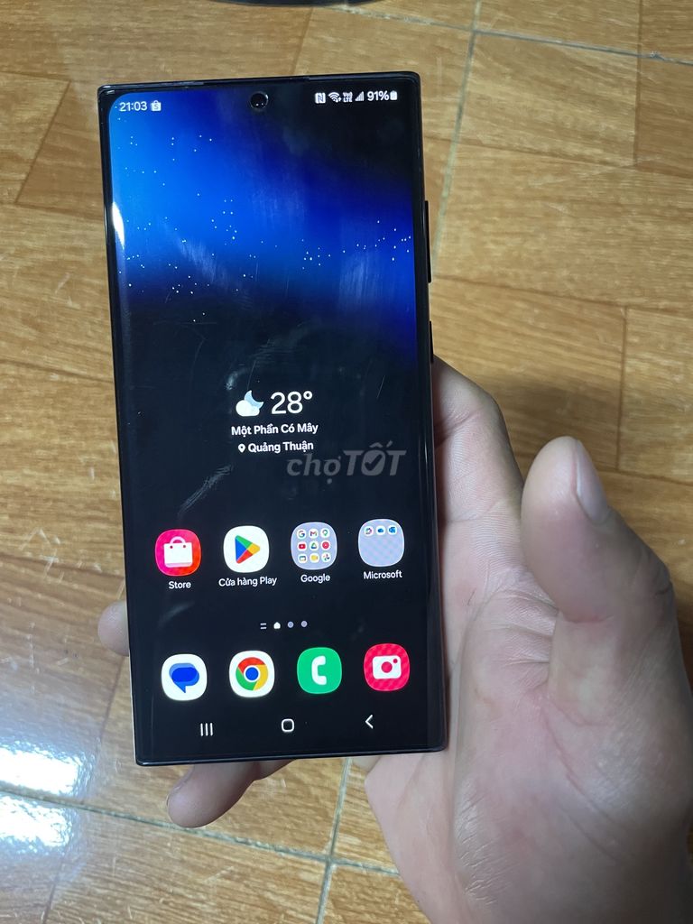 Samsung S22 Ultra Đen 12/256GB. Mua bán Điện thoại tại Thị xã Ba Đồn Quảng Bình được đăng bởi Sơn Nguyễn hình 1