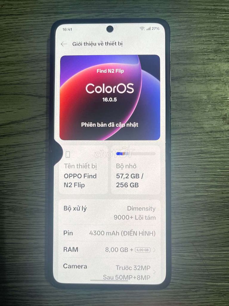 Oppo Find N2 Flip 8GB/256GB Zin mực. Mua bán Điện thoại tại Thành phố Thủ Đức Tp Hồ Chí Minh được đăng bởi Bin Bill hình 1
