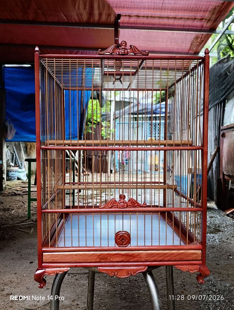 Lồng chim Nan trúc Nâu đỏ 35x43 cm. Mua bán Phụ kiện, Thức ăn, Dịch vụ tại Huyện Hóc Môn Tp Hồ Chí Minh được đăng bởi LÊ VĂN ĐẠO hình 1