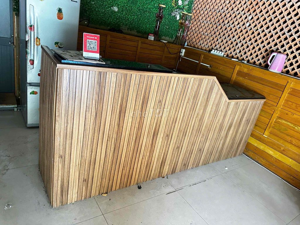 Quầy pha chế Gỗ Nâu. Mua bán Dụng cụ nhà bếp tại Quận Cẩm Lệ Đà Nẵng được đăng bởi Nguyên Nhi  hình 1