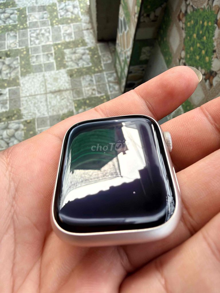 Apple Watch Series 7 Bạc eSIM GPS 97%. Mua bán Thiết bị đeo thông minh tại Huyện Vụ Bản Nam Định được đăng bởi Trần Thành hình 1