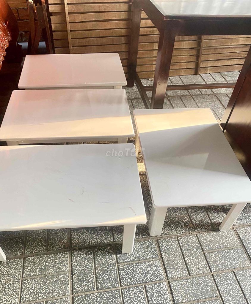 Bàn ngồi bệt Gỗ Trắng 57x44x34cm. Mua bán Bàn ghế tại Thành phố Tây Ninh Tây Ninh được đăng bởi  Ngân Gỗ TN  hình 1