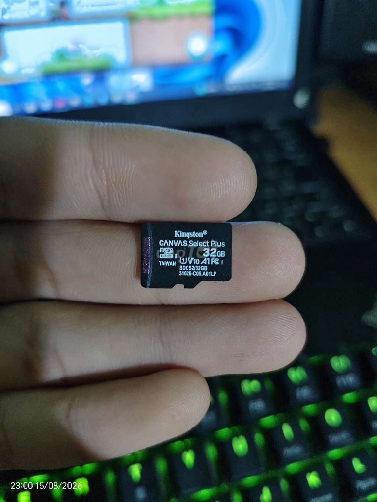 Thẻ nhớ Kingston Canvas Select Plus 32GB U1 V10. Mua bán Phụ kiện (Màn hình, Chuột...) tại Thành phố Thái Nguyên Thái Nguyên được đăng bởi Thành Nhân Shop hình 1