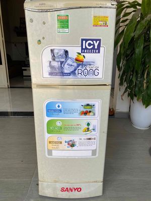Tủ lạnh Sanyo 130 lít zin nguyên lốc máy