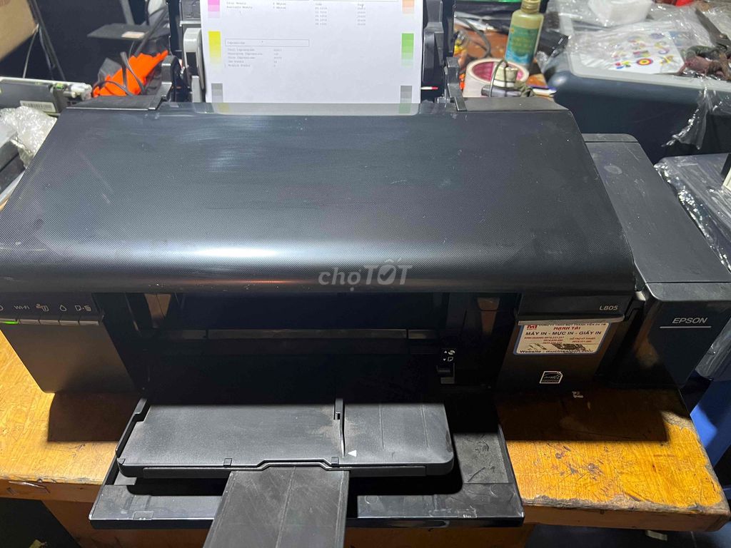 Máy in màu Epson L805 Đen Lỗi đầu in. Mua bán Đồ dùng văn phòng tại Quận 4 Tp Hồ Chí Minh được đăng bởi Nguyễn Triều hình 1