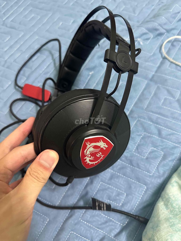 Tai nghe gaming MSI H 991 Đen Đỏ. Mua bán Tivi, Âm thanh tại Quận Lê Chân Hải Phòng được đăng bởi Hoàng Nam hình 1