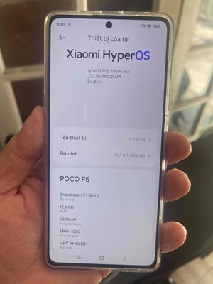 Xiaomi POCO F5 256GB Trắng