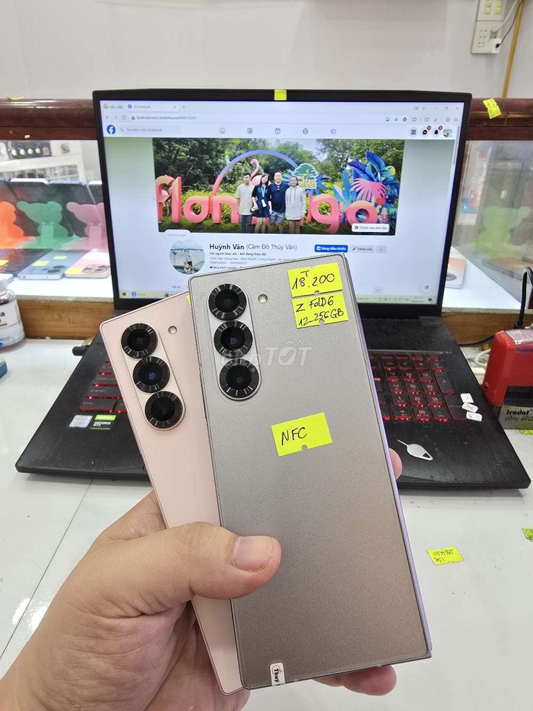 Samsung Z Fold 6 256GB Màu Độc Đáo. Mua bán Điện thoại tại Thành phố Long Xuyên An Giang được đăng bởi Facebook Cầm Đồ Thúy Vân hình 1