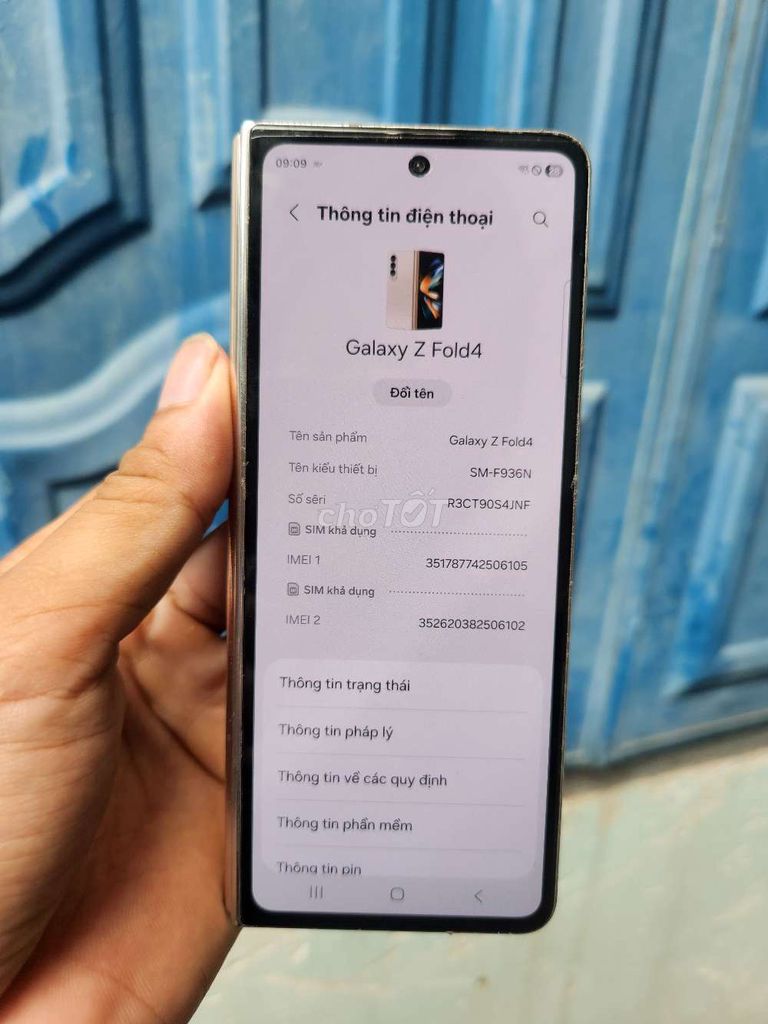 Samsung Galaxy Z Fold4 256GB 12GB Mới. Mua bán Điện thoại tại Thành phố Thủ Đức Tp Hồ Chí Minh được đăng bởi Sino Ken hình 1