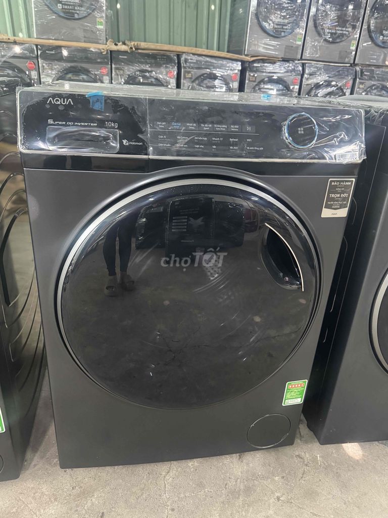 Máy giặt Aqua AW10-B4959U1K Inverter 10kg Đen. Mua bán Máy giặt tại Thành phố Biên Hòa Đồng Nai được đăng bởi ĐIỆN MÁY CŨ VÀ MỚI BIÊN HOÀ hình 1
