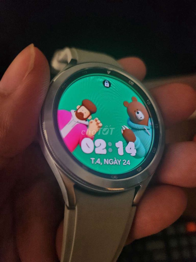 Samsung Galaxy Watch 4 Classic 46mm Bạc. Mua bán Thiết bị đeo thông minh tại Quận Bình Tân Tp Hồ Chí Minh được đăng bởi Đạt Nguyễn hình 1