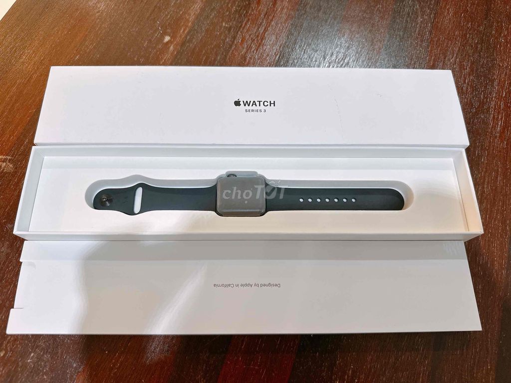 apple watch s3-38mm đen đẹp 99% pin 99% fulbox