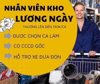 LƯƠNG LIỀN NHÂN VIÊN KHO ĐÓNG GÓI ĐĂNG KÝ THEO CA. Việc làm tại Huyện Hóc Môn Tp Hồ Chí Minh được đăng bởi CÔNG TY TNHH GRGR  hình 1