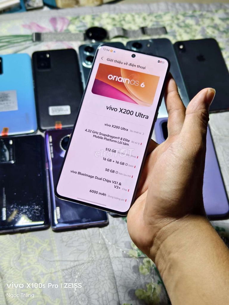 Vivo X200 Ultra 16GB/512GB Đỏ. Mua bán Điện thoại tại Quận 10 Tp Hồ Chí Minh được đăng bởi Trắng hình 1