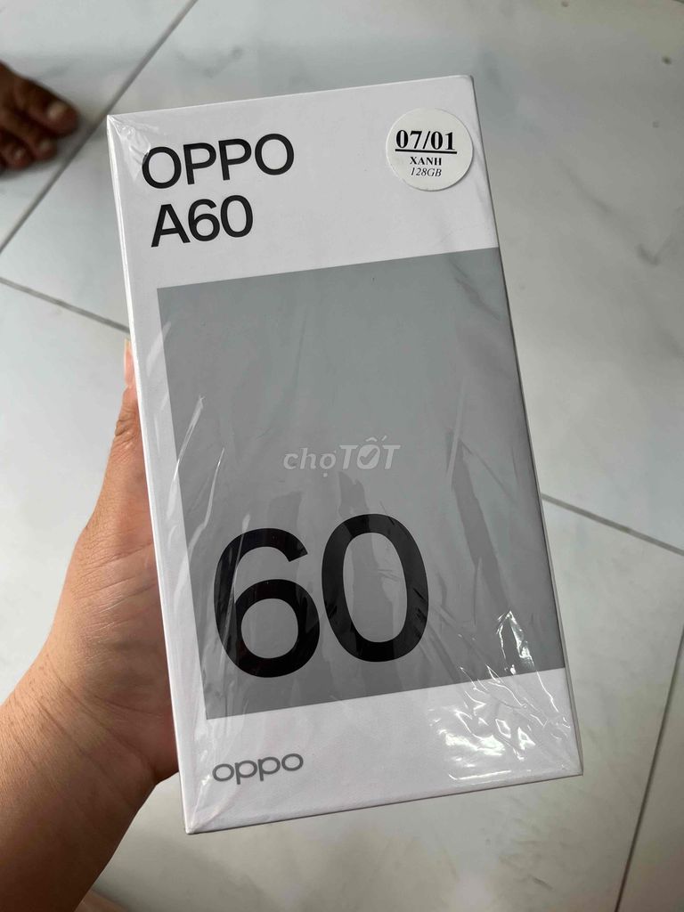 Oppo A60 ram8/128gb fullbox máy mới 100%