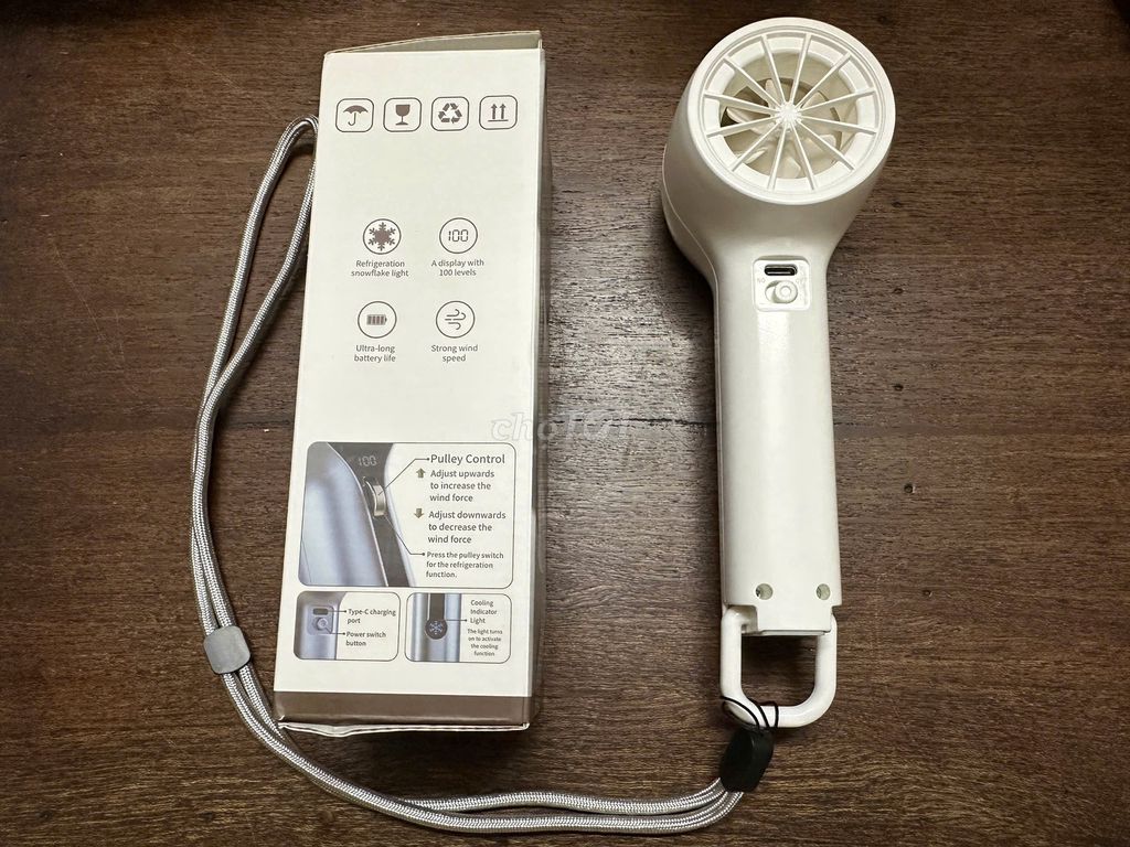 Quạt lạnh mini cầm tay F911 | Trắng. Mua bán Quạt tại Quận 6 Tp Hồ Chí Minh được đăng bởi Nguyễn Thành Huy hình 1