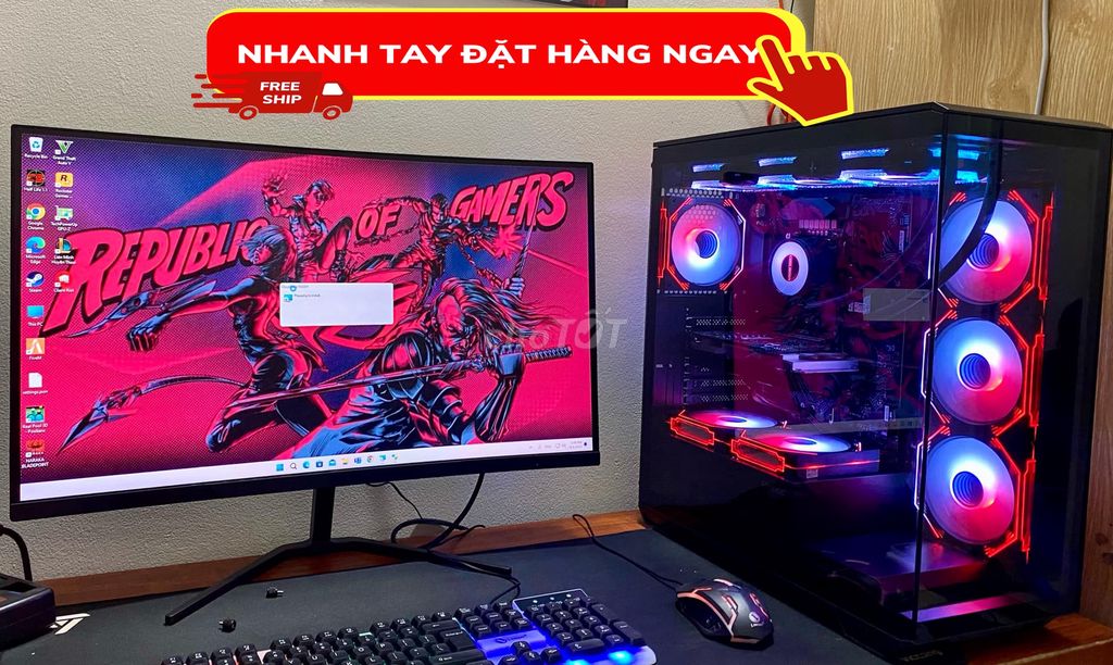 Xả kho bộ PC i7 chiến game, làm đồ hoạ mượt