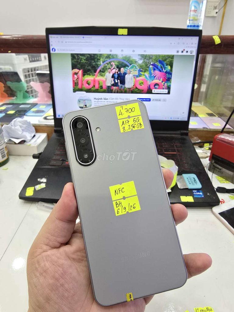Samsung A17 5G 8GB/256GB Xám. Mua bán Điện thoại tại Thành phố Long Xuyên An Giang được đăng bởi Facebook Cầm Đồ Thúy Vân hình 1