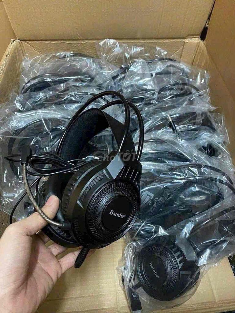 Tai nghe gaming B5-B7-B8 Đen. Mua bán Tivi, Âm thanh tại Quận 10 Tp Hồ Chí Minh được đăng bởi Duy Bamba hình 1