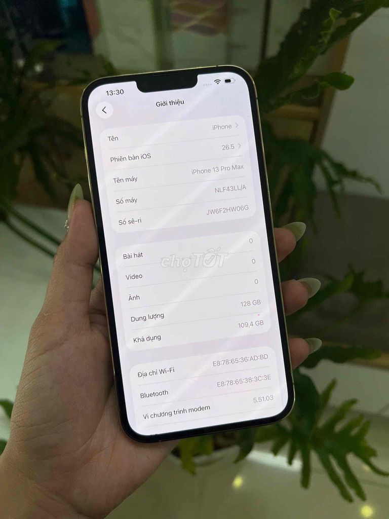 Apple iPhone 13 Pro Max 128GB Vàng. Mua bán Điện thoại tại Quận Ninh Kiều Cần Thơ được đăng bởi Thiện iphonecantho hình 1