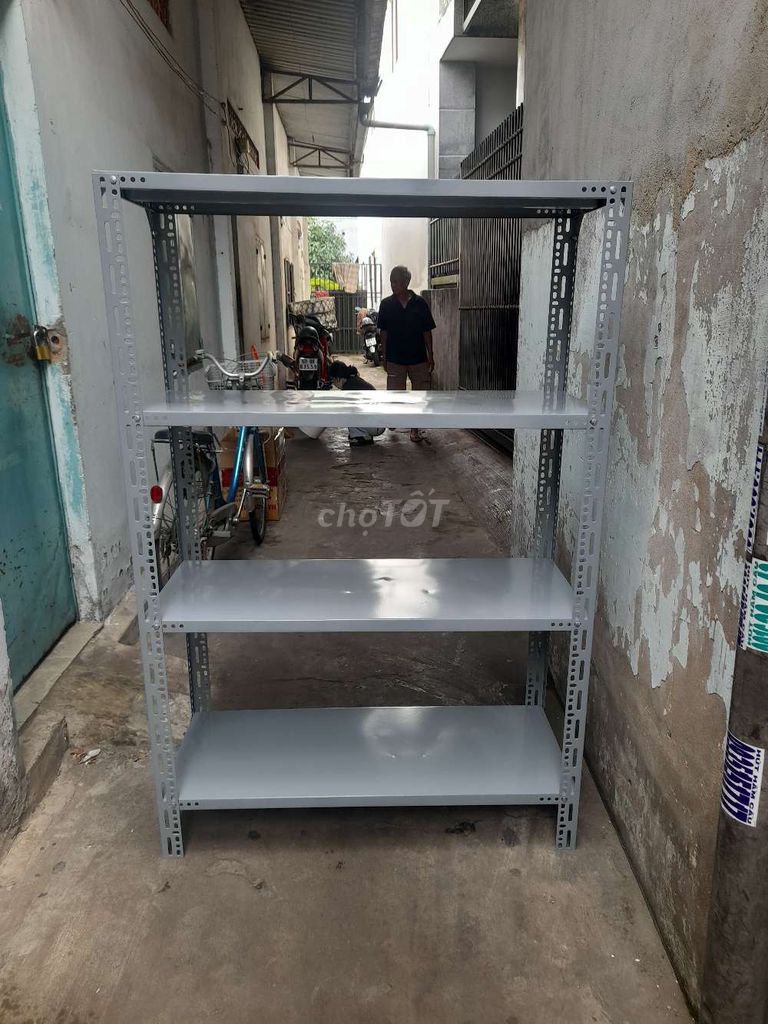 Kệ sắt đa năng Xám ghi 1m5x1mx40cm 4 tầng. Mua bán Tủ, kệ gia đình tại Thành phố Biên Hòa Đồng Nai được đăng bởi Thu Hoàng hình 1