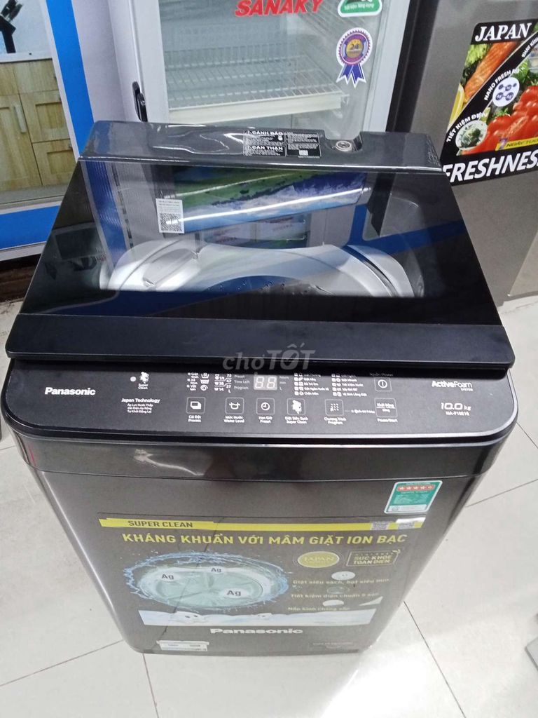Máy giặt Panasonic 10kg cửa trên, mới 95%. Mua bán Máy giặt tại Huyện Long Thành Đồng Nai được đăng bởi Điện Máy Thanh Lý hình 1