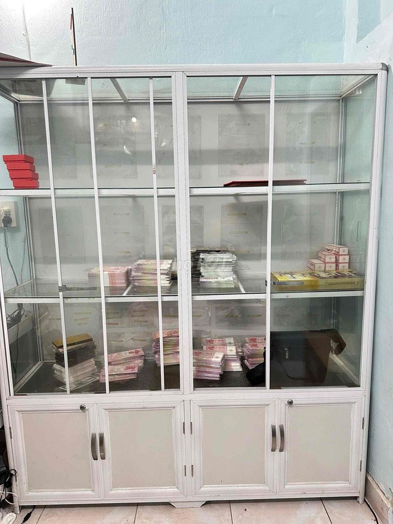 Tủ trưng bày nhôm kính 1.8x1.5x0.4m. Mua bán Tủ, kệ gia đình tại Quận Bình Thạnh Tp Hồ Chí Minh được đăng bởi Tuấn Anh  hình 1