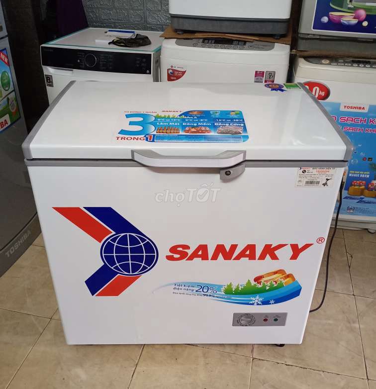 Sanaky 175L như mới có bảo hành bao ship TPHCM