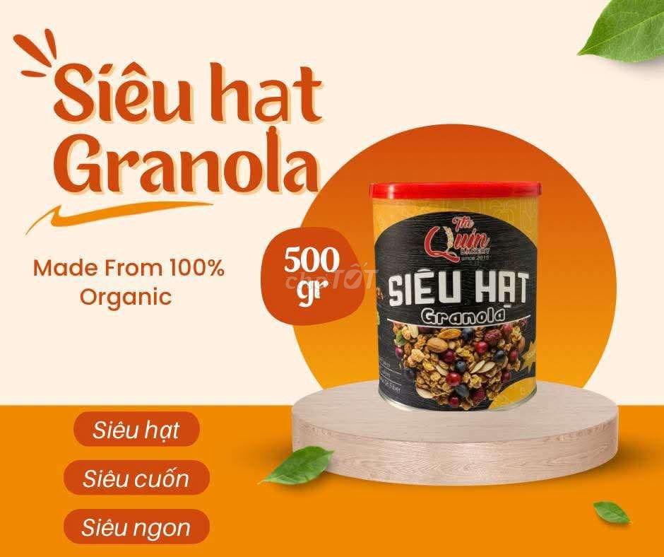 Siêu hạt mix granola