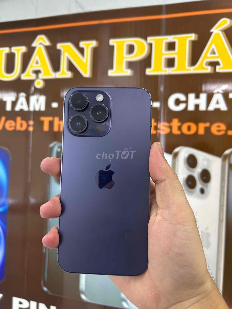 Apple iPhone 14 Pro Max 1TB Tím pin zin 90. Mua bán Điện thoại tại Quận Bình Tân Tp Hồ Chí Minh được đăng bởi Thuận Phát Store hình 1
