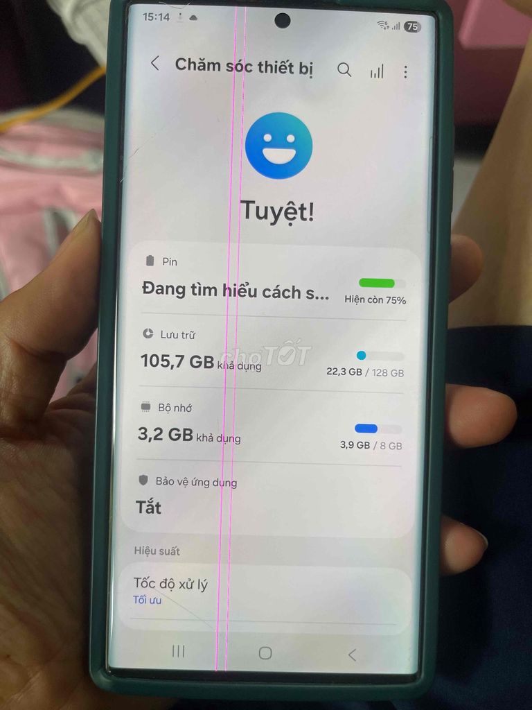 Samsung Galaxy S22 Ultra 128GB Xanh lá. Mua bán Điện thoại tại Thành phố Thủ Dầu Một Bình Dương được đăng bởi thienvh hình 1