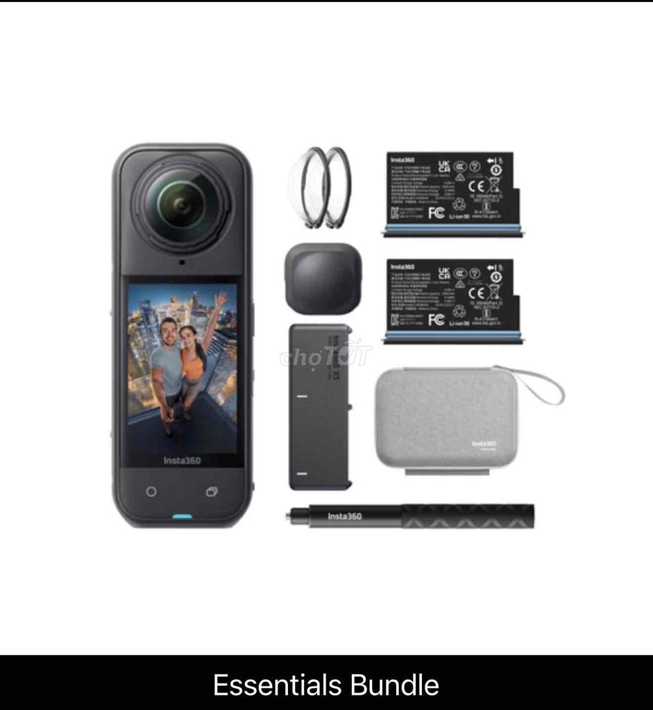 Camera hành động Insta360 X5 Đen. Mua bán Máy ảnh, Máy quay tại Thành phố Cao Lãnh Đồng Tháp được đăng bởi Văn Di hình 1