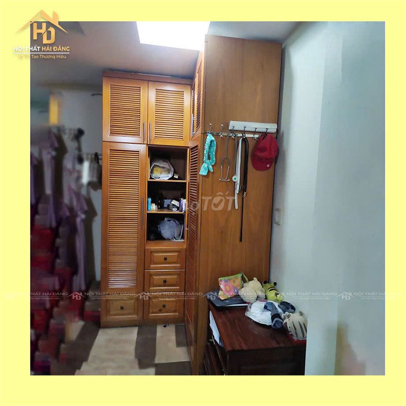Tủ Quần Áo Gỗ Xoan Đào Nâu Gỗ Mới 90%. Mua bán Tủ, kệ gia đình tại Quận Tân Phú Tp Hồ Chí Minh được đăng bởi Công Ty TNHH TM DV INKPRO hình 1