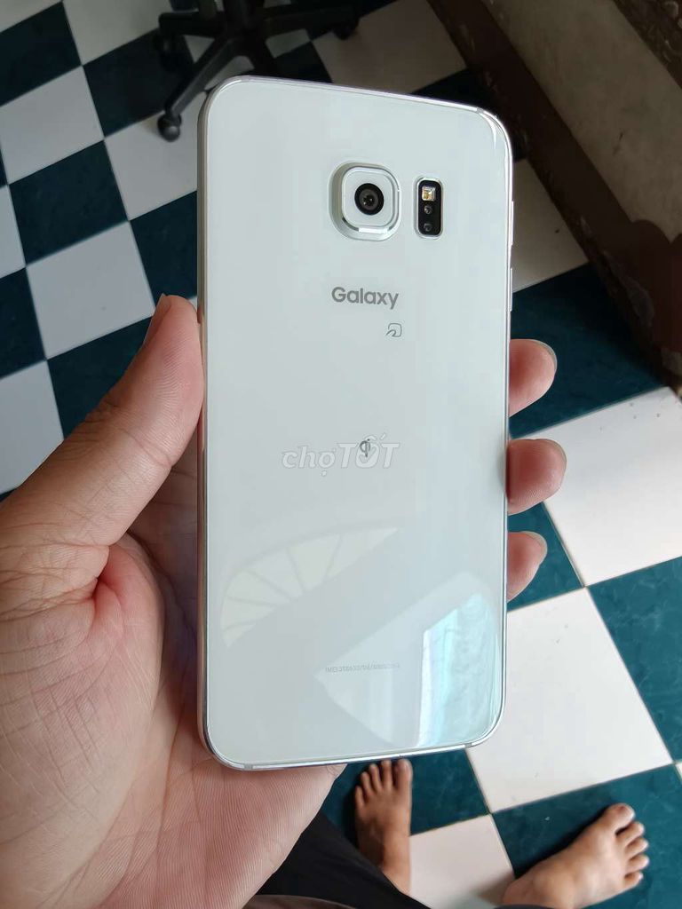 Samsung Galaxy S6 Edge Trắng 64GB 4G. Mua bán Điện thoại tại Huyện Cao Lãnh Đồng Tháp được đăng bởi Khang hình 1